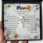 Cross Dancing Necklace - To My Mom Neckalce - Thank You For Sacrifices You Make Every Day Mother's Day Gift