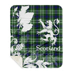 Sherpa Blanket - Tartan Blanket Thistle and Lion Scottish Clan Blackadder Plaid Blanket, plaid sherpa blanket queen,purple sherpa blanket,queen sherpa blanket,queen size sherpa blanket,red sherpa blanket,scottish tartan blankets,sherpa blanket,sherpa christmas blanket