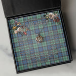 To My Beautiful Soulmate In Your Eyes I Have Found My Home Clan Leslie Hunting Tartan Crown Pendant Necklace