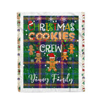 Personalized Gift Tartan Plaid Blanket Clan Young With Christmas Cookie Baking Crew Christmas Gift Blanket, Plaid Blanket, Christmas Fleece Blanket, Christmas Blanket, Tartan Blanket, Scottish Blanket, Scotland Blanket, Family Name Blanket, Custom Blanket, Personalized Blanket