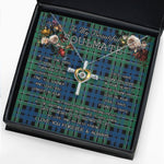To My Beautiful Soulmate Necklace In Your Eyes I Have Found My Home Clan MacCallum Ancient Tartan Cross Dancing Necklace