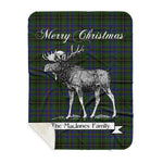 Scotstee Shop Plaid Tartan Blanket With Moose Clan MacInnes Plaid Blanket, plaid blanket australia,plaid blanket canada,plaid christmas blanket,plaid fleece sherpa blanket,plaid sherpa blanket canada,plaid sherpa blanket lipstick,plaid sherpa blanket pink,plaid sherpa blanket queen