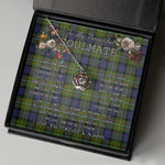 To My Beautiful Soulmate Necklace In Your Eyes I Have Found My Home Clan Ferguson Tartan Crown Pendant Necklace