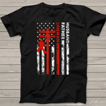 Scotstee Shop - Electric Cable Lineman Husband Father Dad Fathers Day Gift 4th Of July Shirt Lineman Shirts Power Lineman Tee Shirts