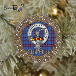 Elliot Celtic Circle Plaid Ornament Gift. Christmas Tree Ornament Tartan Ornament Great Christmas Ornaments Gift - Scotstee Shop