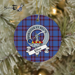 Elliot Scottish Clan Badge Plaid Ornament Gift. Christmas Tree Ornament Elliot Clan Tartan Ornament Great Christmas Ornaments Gift - Scotstee Shop