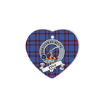Elliot Scottish Clan Badge Plaid Ornament Gift. Christmas Tree Ornament Elliot Clan Tartan Ornament Great Christmas Ornaments Gift Heart Ornament