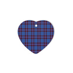Elliot Tartan Heart Ornaments, Christmas Tree Ornament, Plaid Christmas Ornaments, Ceramic Heart Christmas Tree Decoration, Christmas Ornament, Plaid Ornament, Tartan Ornament, Buffalo Plaid Ornament
