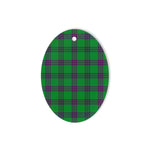 Elphinstone Hunting Tartan Oval Ornaments, Christmas Tree Ornament, Plaid Christmas Ornaments, Ceramic Oval Christmas Tree Decoration, Tartan Oval Ornaments, Christmas Tree Ornament, Plaid Christmas Ornaments, Ceramic Oval Christmas Tree Decoration
