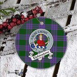 Elphinstone Scottish Clan Badge Plaid Ornament Gift. Christmas Tree Ornament Elphinstone Clan Tartan Ornament Great Christmas Ornaments Gift - Scotstee Shop