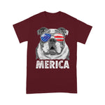 Scotstee Shop - English Bulldog 4th of July Merica Men Women USA Flag 4th Of July Shirt English Bulldog 4th of July Shirt English Bulldog Shirts