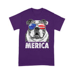 Scotstee Shop - English Bulldog 4th of July Merica Men Women USA Flag 4th Of July Shirt English Bulldog 4th of July Shirt English Bulldog Shirts