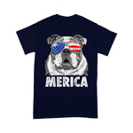 Scotstee Shop - English Bulldog 4th of July Merica Men Women USA Flag 4th Of July Shirt English Bulldog 4th of July Shirt English Bulldog Shirts