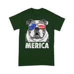 Scotstee Shop - English Bulldog 4th of July Merica Men Women USA Flag 4th Of July Shirt English Bulldog 4th of July Shirt English Bulldog Shirts