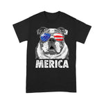 Scotstee Shop - English Bulldog 4th of July Merica Men Women USA Flag 4th Of July Shirt English Bulldog 4th of July Shirt English Bulldog Shirts