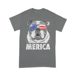 Scotstee Shop - English Bulldog 4th of July Merica Men Women USA Flag 4th Of July Shirt English Bulldog 4th of July Shirt English Bulldog Shirts