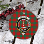 Erskine Scottish Clan Plaid Ornament Gift. Christmas Tree Ornament Erskine Clan Tartan Ornament Great Christmas Ornaments Gift - Scotstee Shop