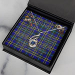To My Beautiful Soulmate Necklace In Your Eyes I Have Found My Home Clan Weir Tartan Rising Phoenix Necklace