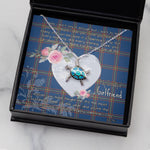 Sea Turtle Necklace Gift for My Beautiful Girlfriend Valentines Necklace Clan MacLaine of Loch Buie Hunting Tartan Blue Turtle Necklace