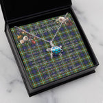 Sea Turtle Necklace To My Beautiful Soulmate Necklace In Your Eyes I Have Found My Home Clan Ferguson Modern Tartan Blue Turtle Necklace