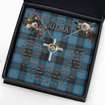 To My Beautiful Soulmate Necklace In Your Eyes I Have Found My Home Clan Maule Ancient Tartan Cross Dancing Necklace