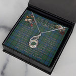 To My Beautiful Soulmate Necklace In Your Eyes I Have Found My Home Clan Lauder Tartan Rising Phoenix Necklace