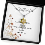 Sunflower Pendant Necklace - Mom Necklace - I'll Hold You In My Heart Mother's Day Gift