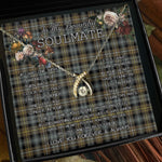 To My Beautiful Soulmate Necklace In Your Eyes I Have Found My Home Clan Campbell Argyll Weathered Tartan Wishbone Dancing Necklace
