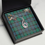To My Beautiful Soulmate Necklace In Your Eyes I Have Found My Home Clan Stewart Ancient Tartan Rising Phoenix Necklace