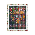 Personalized Gift Tartan Plaid Blanket Clan MacFarlane With Christmas Cookie Baking Crew Christmas Gift Blanket, Plaid Blanket, Christmas Fleece Blanket, Christmas Blanket, Tartan Blanket, Scottish Blanket, Scotland Blanket, Family Name Blanket, Custom Blanket, Personalized Blanket