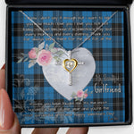 Gift For My Beautiful Girlfriend Necklace Valentine Necklace Clan Ramsay Ancient Tartan Cross Dancing Necklace Scottish Tartan Jewelry