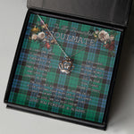 To My Beautiful Soulmate Necklace In Your Eyes I Have Found My Home Clan Stewart Ancient Tartan Crown Pendant Necklace