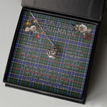 To My Beautiful Soulmate Necklace In Your Eyes I Have Found My Home Clan Ogilvie Hunting Modern Tartan Crown Pendant Necklace