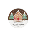 Scotstee Shop - Custom Name Family Winter Our New Home Gingerbread Christmas Ornament