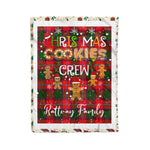 Personalized Gift Tartan Plaid Blanket Clan Rattray With Christmas Cookie Baking Crew Christmas Gift Blanket, Plaid Blanket, Christmas Fleece Blanket, Christmas Blanket, Tartan Blanket, Scottish Blanket, Scotland Blanket, Family Name Blanket, Custom Blanket, Personalized Blanket