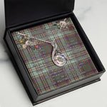 To My Beautiful Soulmate Necklace In Your Eyes I Have Found My Home Clan MacAndrew Tartan Rising Phoenix Necklace