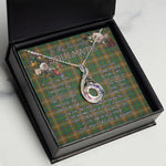 To My Beautiful Soulmate Necklace In Your Eyes I Have Found My Home Clan Chisholm Hunting Tartan Rising Phoenix Necklace