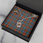 To My Beautiful Soulmate Necklace In Your Eyes I Have Found My Home Clan MacLachlan Ancient Tartan Rising Phoenix Necklace