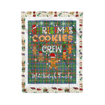 Personalized Gift Tartan Plaid Blanket Clan MacKintosh Hunting With Christmas Cookie Baking Crew Christmas Gift Blanket, Plaid Blanket, Christmas Fleece Blanket, Christmas Blanket, Tartan Blanket, Scottish Blanket, Scotland Blanket, Family Name Blanket, Custom Blanket, Personalized Blanket