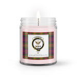 Soy Wax Candle - Buffalo Plaid Candle Clan Crest Badge Carnegie Modern Tartan Plaid Soy Wax Candle, oil candle, candle handmade, wax candle, soy wax, nature wax, natural soy wax, natural soy candles, natural candle