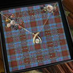 To My Beautiful Soulmate Necklace In Your Eyes I Have Found My Home Clan Anderson Modern Tartan Wishbone Dancing Necklace
