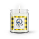 Soy Wax Candle - Buffalo Plaid Candle Clan Badge Barclay Tartan Plaid Soy Wax Candle, oil candle, candle handmade, wax candle, soy wax, nature wax, natural soy wax, natural soy candles, natural candle