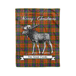 Tartan Blanket With Moose Clan Grant of Edinchat Plaid Blanket Tartan Plaid Fleece Blanket, Christmas Blanket, tartan blanket, plaid blanket, red plaid blanket, buffalo plaid blanket, green plaid blanket, plaid fleece blanket, blue plaid blanket, red tartan blanket, tartan plaid blanket, black and white plaid blanket, christmas plaid blanket, orange plaid blanket, tartan plaid throw blanket, pink plaid blanket, brown plaid blanket, buffalo check blanket