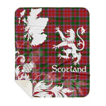 Sherpa Blanket - Tartan Blanket Thistle and Lion Scottish Clan Blackford Plaid Blanket, plaid sherpa blanket queen,purple sherpa blanket,queen sherpa blanket,queen size sherpa blanket,red sherpa blanket,scottish tartan blankets,sherpa blanket,sherpa christmas blanket