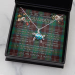 Sea Turtle Necklace To My Beautiful Soulmate Necklace In Your Eyes I Have Found My Home Clan Chisholm Hunting Ancient Tartan Blue Turtle Necklace