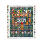 Personalized Gift Tartan Plaid Blanket Clan MacFarlane Hunting With Christmas Cookie Baking Crew Christmas Gift Blanket, Plaid Blanket, Christmas Fleece Blanket, Christmas Blanket, Tartan Blanket, Scottish Blanket, Scotland Blanket, Family Name Blanket, Custom Blanket, Personalized Blanket