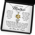 To My Loving Mother Necklace Where Are Smiles Are Many And Worries Are Few Gift For Her Love Knot Necklace Sunflower Pendant Necklace