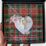 Gift For My Beautiful Girlfriend Necklace Valentine Necklace Clan Anderson Of Arbrake Tartan Cross Dancing Necklace Scottish Tartan Jewelry