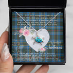 Sea Turtle Necklace Gift for My Beautiful Girlfriend Valentines Necklace Clan Cockburn Tartan Blue Turtle Necklace, Valentine Necklace Gift for Girlfriend Clan Mitchell Ancient Tartan Sunflower Pendant Necklace, Scottish Tartan Jewelry, valentine necklace, necklace girlfriend, necklace for wife, cute necklaces for girlfriend, jewelry for girlfriend, to my soulmate necklace, to my future wife necklace