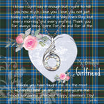 Rising Phoenix Necklace - Valentine Necklace Clan Cockburn Tartan Gift for Girlfriend, Gift for My Wife Rising Phoenix Necklace
